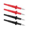 Multimeter Testing Probe, 2Set Multimeter Test Leads with 4mm Banana Plug, Digital Multimeter Probes Electrical Test Probe Lantern Tip, Test Leads
