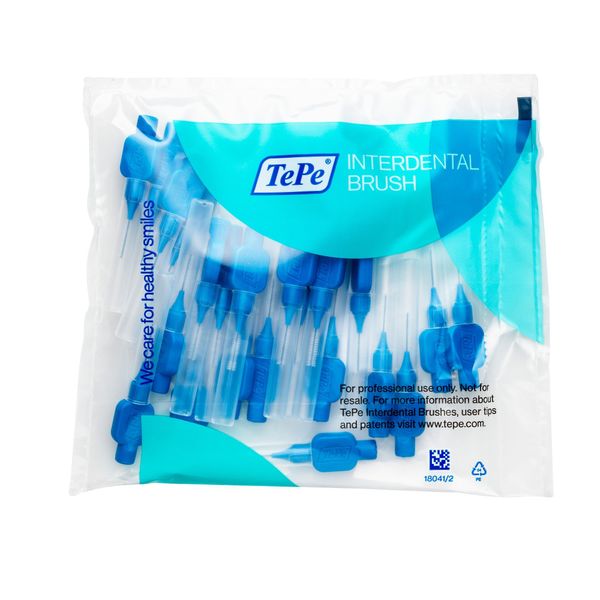TePe Blue 0.6mm Interdental Brush 25 Value Pack