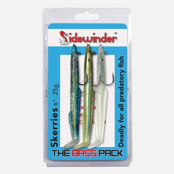 Sidewinder Skerries Sandeel Bass Pack