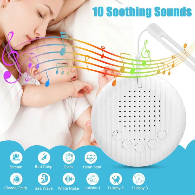 White Noise Nature Sound Machine Soothing Sounds Sleeping Machine Therapy Relax