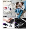 Magtame iPhone - Charging Cable Type C, Automatic Winding, Flat Flat Lightning Cable, USB-C, 3A Rapid Charging, MFi Certified Type C Lightning, Memory Retention, Compatible with iPhone 14, iPhone 13,