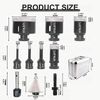 Diamond Drilling Bit Set for Ceramic Granite Tile Hole Saw Cutter Tool 10pcs/Box