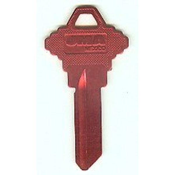 JMA SLG-3 Key Blank, Aluminum Red SC1 (10-Pack)