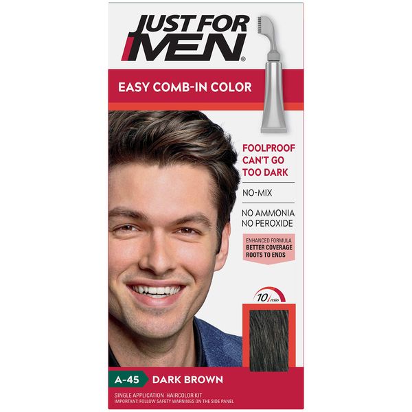 Just For Men A-45 Dark Brown Autostop 1.2 Ounce
