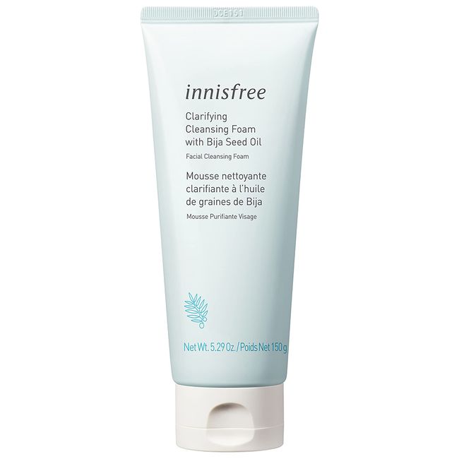 innisfree Clarifying Cleansing Foam with Bija Seed Oil Face Cleanser