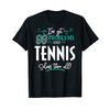 Tennis Design Gift - Tennis Solves Them All! T-Shirt