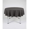 Hope Textiles Dark Grey 36" Diameter (91cm) Small Round Fabric TABLECLOTH/TABLE CLOTH (Polyester, not cotton)