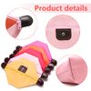 6pcs Travel Comestic Bags Multicolour Dumpling Shaped Storage Bag Small Zip Makeup Organizer Bag Waterproof Bathroom Toiletry Clutch Pouch for Girls Women