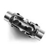RABROPAR 3/4" Round X 3/4" Round Double Steering Shaft Universal U Joint Coupling Chrome