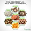 Mushroom Supplement - 10 Mushroom Complex - Lions Mane, Reishi, Turkey Tail, Chaga, Cordyceps, Shiitake, & Maitake - Nootropic Brain Supplement, Memory, Focus, & Imumune Health Support - 120 Capsules