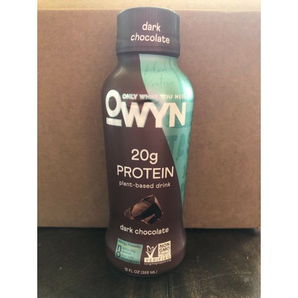 OWYN chocolate protein shake case of 12