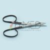 OR Grade Ribbon Iris Scissors 4" Curved Super Cut Micro Ophthalmic  Surgical 