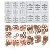 BGS Injector Flow Copper Ring Assortment-Set of 150, 8120
