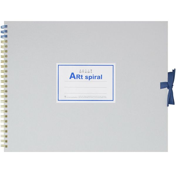 Maruman S313-06 Sketchbook Art Spiral F3 Thick Drawing Paper, 24 Sheets, White