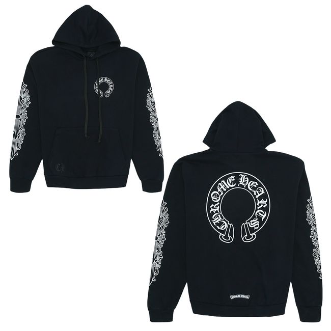 Chrome Hearts Horse Shoe Floral Hoodie