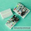 ELEGOO 6PCS 400 Points Breadboard Kit Solderless Breadboards for Arduino Project Small Bread Board Electronics for Circuits PCB Prototype Board