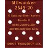 Milwaukee 2649-20 - 40/80/100/150/