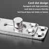 ONEBO 4 Sets of Bed Rail Brackets, Bed Frame Connectors, Bed Brackets Corner, Suitable for Fixing Bed Frames, Bed Corners, etc. (Length*Width: 6.2cm*2.5cm)