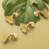 WJXFHTD 4Pack Ring Drawer Pulls Mermaid Tail Knob Brushed Gold Cabinet Knobs Pendant Cabinet Knobs
