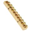 10pcs Electrical Distribution Wire Screw Terminal Brass Ground Neutral Bar 10-Hole