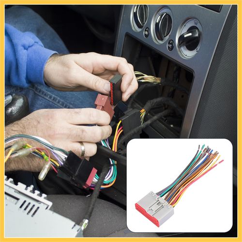 REPAIROCK 71-5520 Car Stereo CD Player Wiring Harness Wire Radio Adapter Plug for Mercury Monterey 2004-2007 Auto Replacement Parts