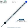 Pack of 6 - Schmidt 8127 S Capless System Rollerball Refill Blue Ink Medium Tip