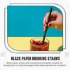 We Can Source It Ltd - Black Paper Straws 100% Biodegradable, Compostable, Eco-Friendly Disposable Drinking Straws 8inch (20cm) – 10000-Pack