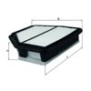 MAHLE LX 3298 - Air Filter Car - Engine