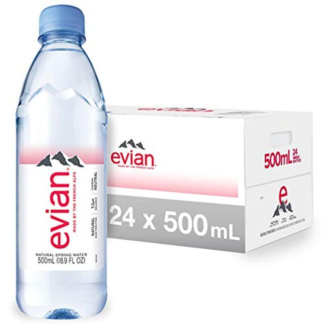 Evian Natural Spring Water 1 L 12 Pk