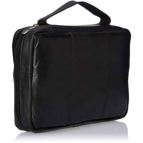 B&F Embassy Black Solid Genuine Leather Bible Cover