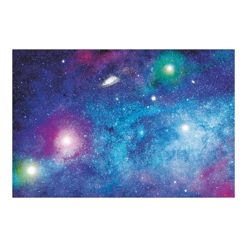 Fun Express Space Galaxy Backdrop - Party Decor - VBS Vacation Bible School Supplies/Decor - 3 Pieces