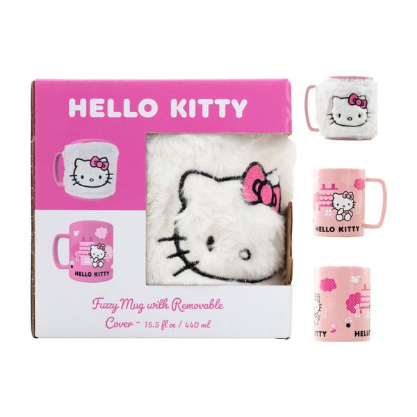 Hello Kitty Mug with Furry Ribbon, 440 ml