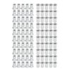 LiGuVCY 100Pcs Aluminum Rivet Nuts 10-24 UNC Rivet Nuts Assortment Kit Flat Head Threaded Insert Nutserts
