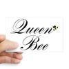 CafePress Queen Bee Rectangle Sticker Rectangle Bumper Sticker Car Decal