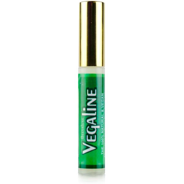 Vegaline - 100% Natural, Vegan & Hypoallergenic Alternative to Petroleum Jelly - Lips, Hands, Baby, Makeup Remover and More (0.33 Ounce Wand Tube)