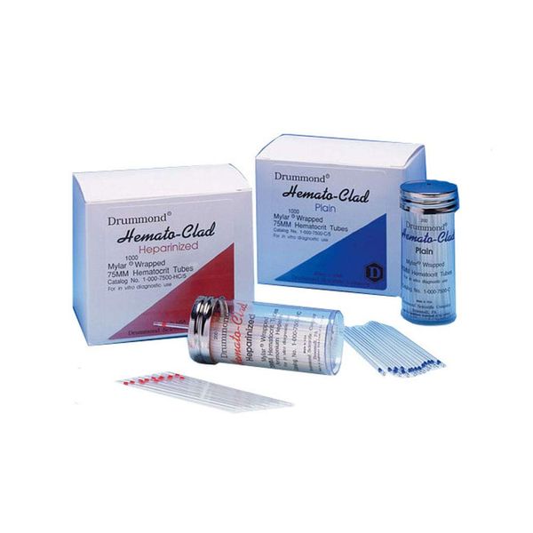 Hirschmann 9100260 Dodium Hematocrite Tube, Pack of 1000