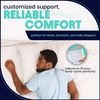 King Size Memory Foam Pillows - Pack of 2 - Adjustable Fill for Sleeping W/Extra