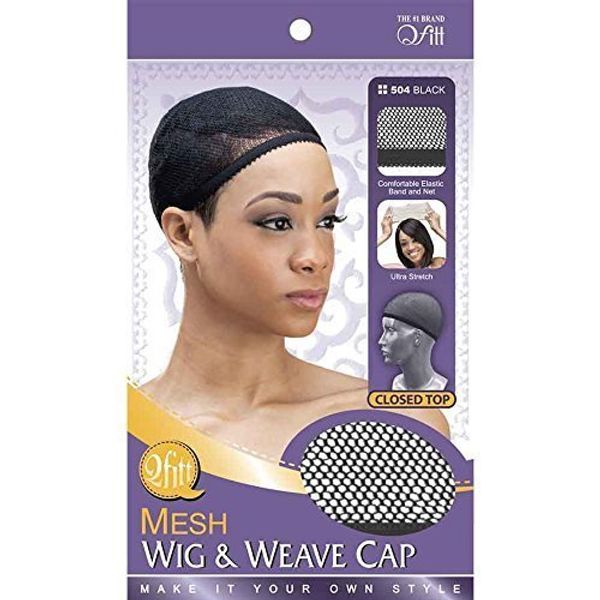 (3 Pack) Qfitt - Closed Top Mesh Wig & Weave Cap #504 by Qfitt