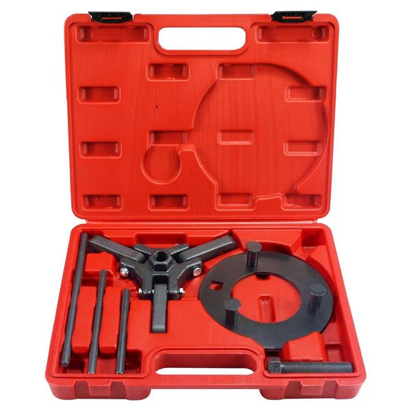 Harmonic Balancer Damper Pulley Puller Removing Repairing Garage Tool Set