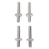 Proselect Replacement Stacking Pins for Modular Cages - Durable Metal Pins for Stacking Modular Kennel Cages, 4-Packs