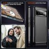 YQMSSP Google Pixel 8A Case - Full Body Shockproof, Military Grade Drop Protection, Screen Protector, Black