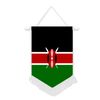 Kenya Car / Wall Pennant With White Border Great Souvenir