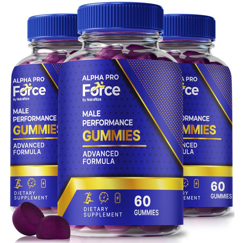 (3 Pack) Alpha Pro Force Gummies, Official Alpha Pro Force Gummies for ...