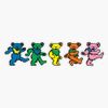 Five Bear Dancing Sticker Bumper Sticker Vinyl Decal 5"