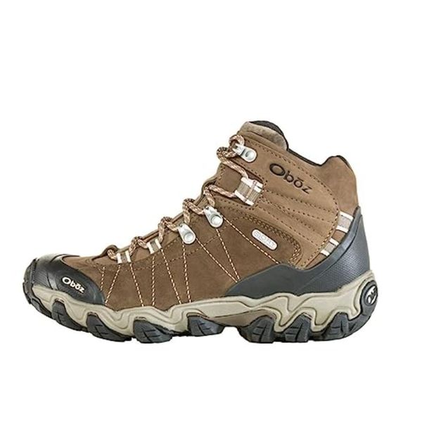 Oboz Women's Bridger Mid B-DRY Hiking Boot, Walnut, 6 Wide