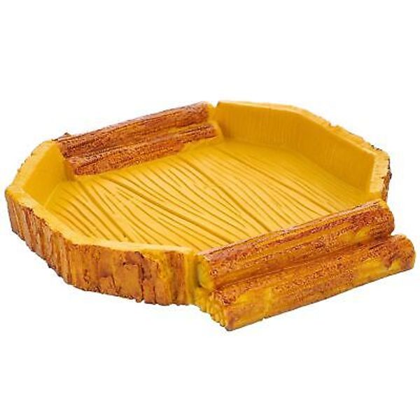 Reptile Water Dish for Tortoise Habitat Resin Material Multiple Pets