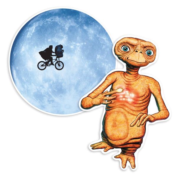 ET The Extra-Terrestrial and Moon Collectible Stickers