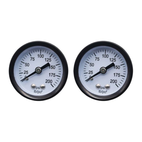 2 pcs Air Compressor Pressure Gauges fit Husky 136424