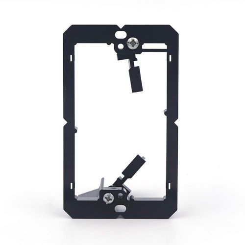 VCE Low Voltage Mounting Bracket (1 Gang, 5 Pack) for Single Gang Wall Plate, Telephone Wires, Network Cables, HDMI, Coaxial, Speaker Cables, Black