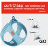 Alpine Curli Clasp Vest Harness, Light Grey, M